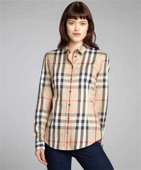 blouse burberry dames|Womens Burberry Tops .